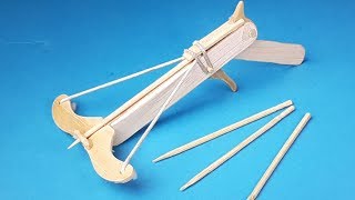 How To Make Mini Crossbow Easy