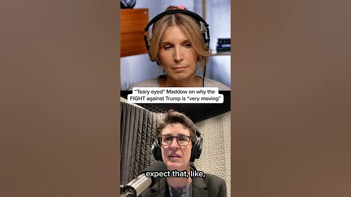 'Teary-eyed' Maddow on why the FIGHT against Trump is 'very moving'