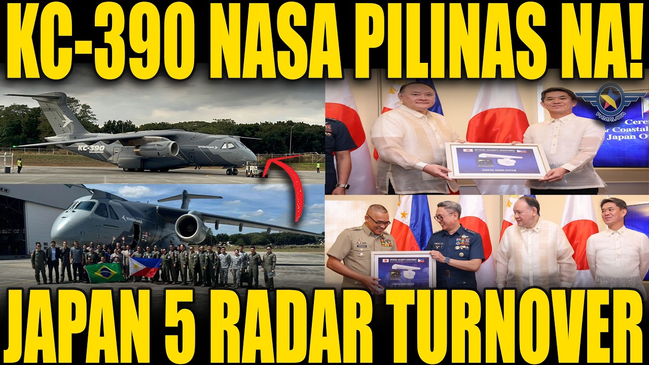 GOOD NEWS: KC-390 NASA PILIPINAS NA! JAPAN NAGBIGAY NG 5 COASTAL RADAR SA PILIPINAS