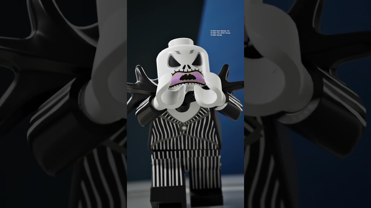 From Halloween Town to LEGO Fortnite 🎃👑 Scare wolves away with The Disney Jack Skellington Outfit!