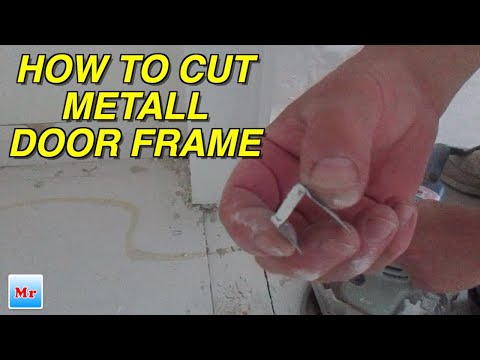 How To Cut Down An Exterior Metaldoor Jamb?