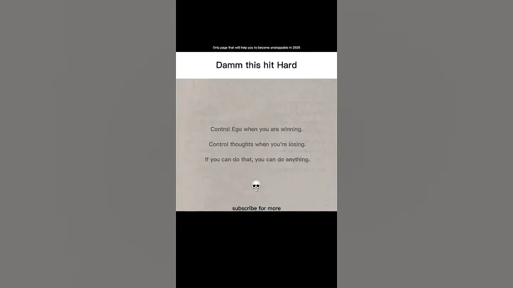 Master your mind_that's the real victor⚡#MindsetMatters #SelfControl #WinningMindset #StayHumble
