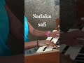 A Girl Playing Sadaka Safi Excellently