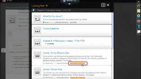 Taking an Assignment in MindTap: for Students