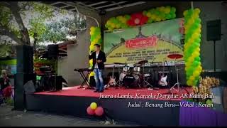 Juara 1 revandz Wijaya Lomba Karaoke Dangdut Radio Ar Bali 2018
