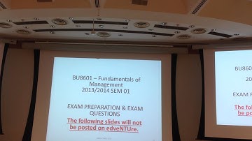 BU8601 Last Lecture November 2013