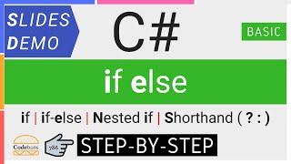 C# if Statement (With Step-By-Step Video Tutorial) C# If Statement (With Step-By-Step Video Tutorial)