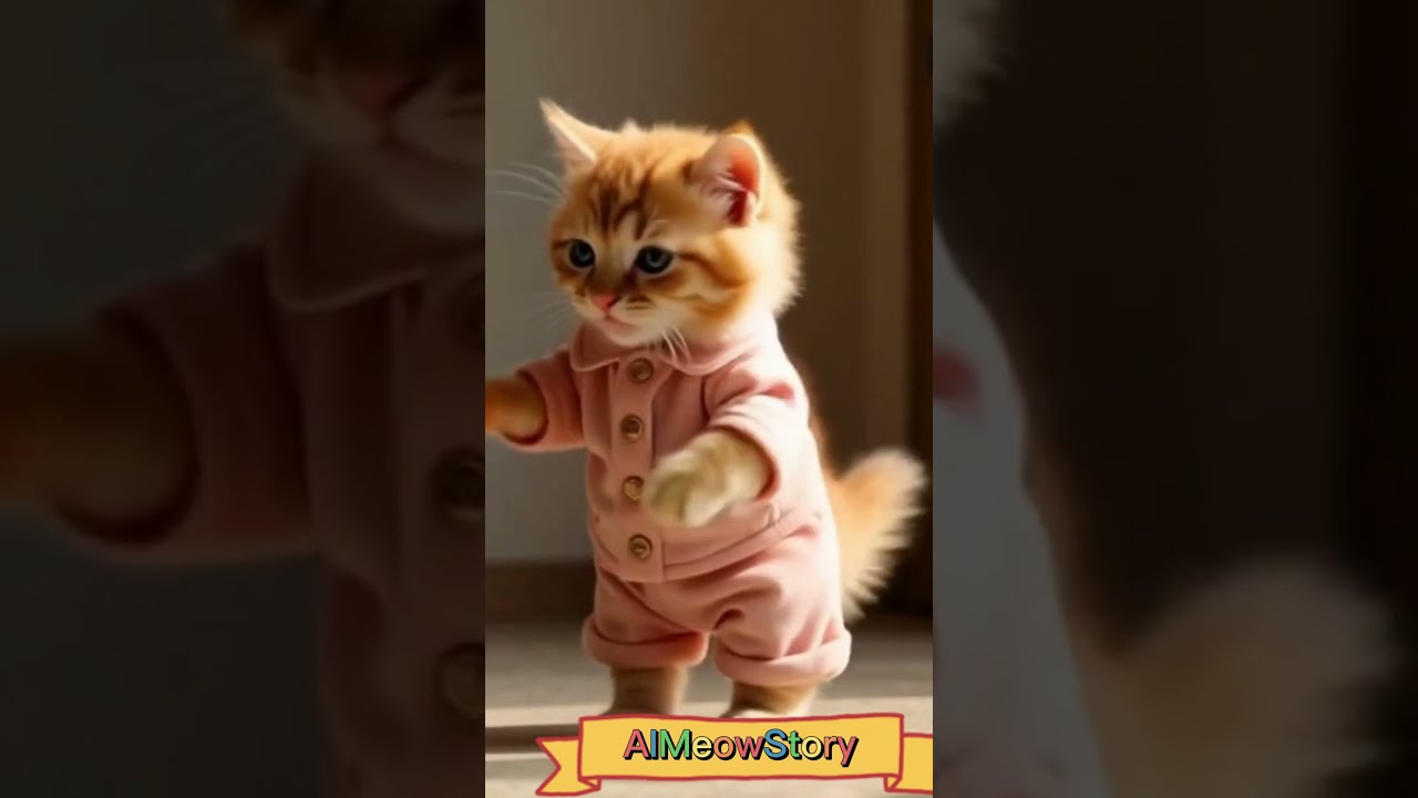  Curious Little Meelo Dancing To Soft Piano Music Cat Catshorts Catstory Cutecat Aicat