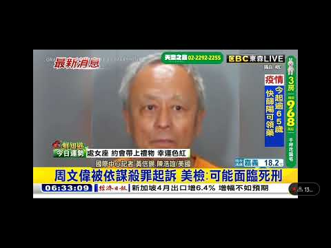 東森新聞 20220518 張良瑜 周文偉依謀殺罪起訴