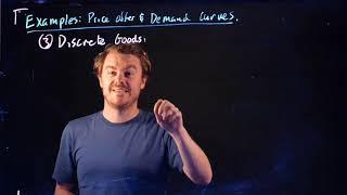 Intermediate Micro - Demand - Price Offer + Demand Curve - Examples - Part 2