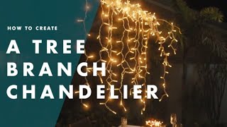 How To Create A Tree Branch Chandelier Bunnings Warehouse