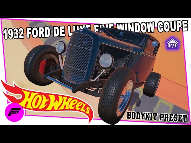 1932 Ford De Luxe Five-Window Coupe (FORZA HORIZON 3) Hot Wheels