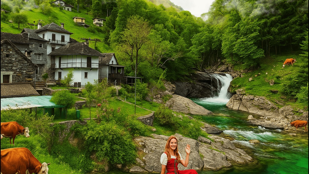 Así se vive en los PUEBLOS Aislados más HERMOSOS DE SUIZA, Lavertezzo y Gimmelwald a fondo