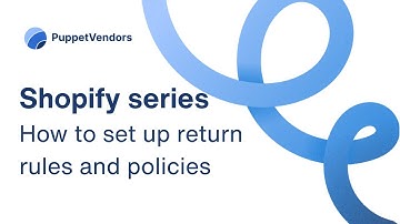 How to set up return rules and return and refunds policies in Shopify
