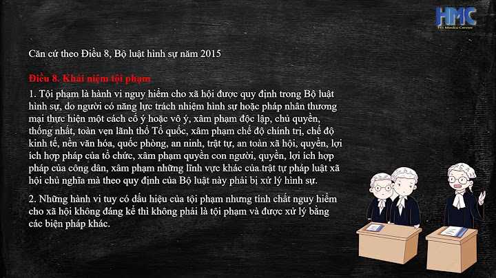 Hành vi như thế nào được coi là tội phạm năm 2024