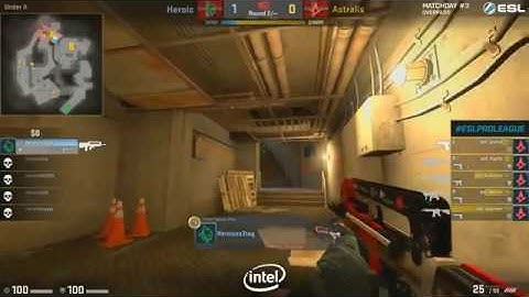 Astralis wins the force buy | highlights | astralis - heroic | de_overpass