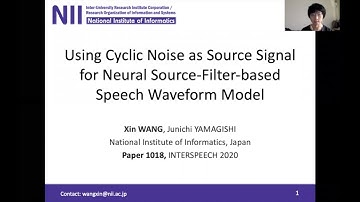 Using Cyclic Noise as the Source Signal for Neural Source-Filter-based Speech Waveform Model