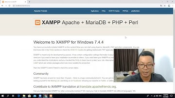 การติดตั้ง XAMPP (7.4.4) ใน Windows ด้วยวิธีง่ายๆ