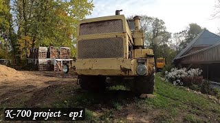 Fixing up the Kirovets tractor (K-700A) - Ep1