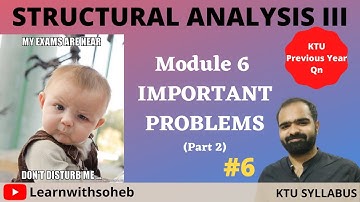 Module 6 Important Problems (Part 2)|| SA3|| KTU