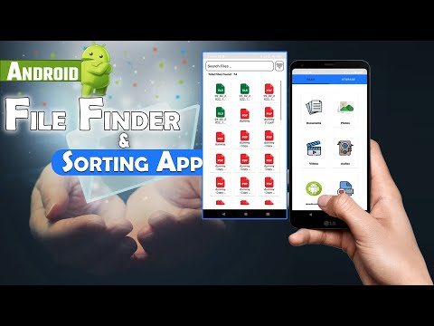 Making Android File Finder And Sorting App using Android Studio | Android App Projects