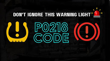 P0218 Code - Don