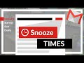 Gmail Snooze Settings Quiz