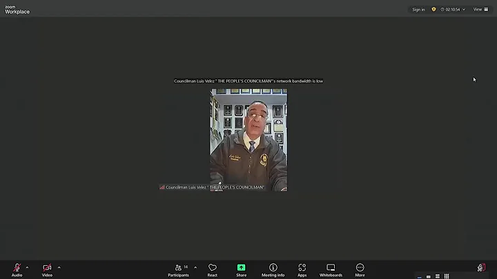 Paterson, NJ – Tuesday, December 23, 2025 – Closing virtual  Council meeting for the calendar year
