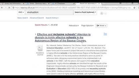 How to access the databases of UFS Library