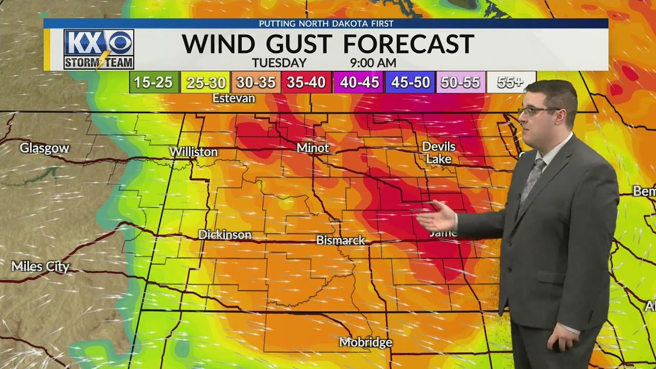 Dry and sunny skies for the rest of the week but we do stay breezy ...