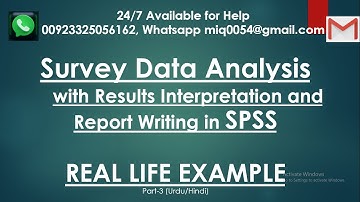 Survey Data Analysis of Real-Life Example | Closed-Ended Questions | SPSS (Part 3)