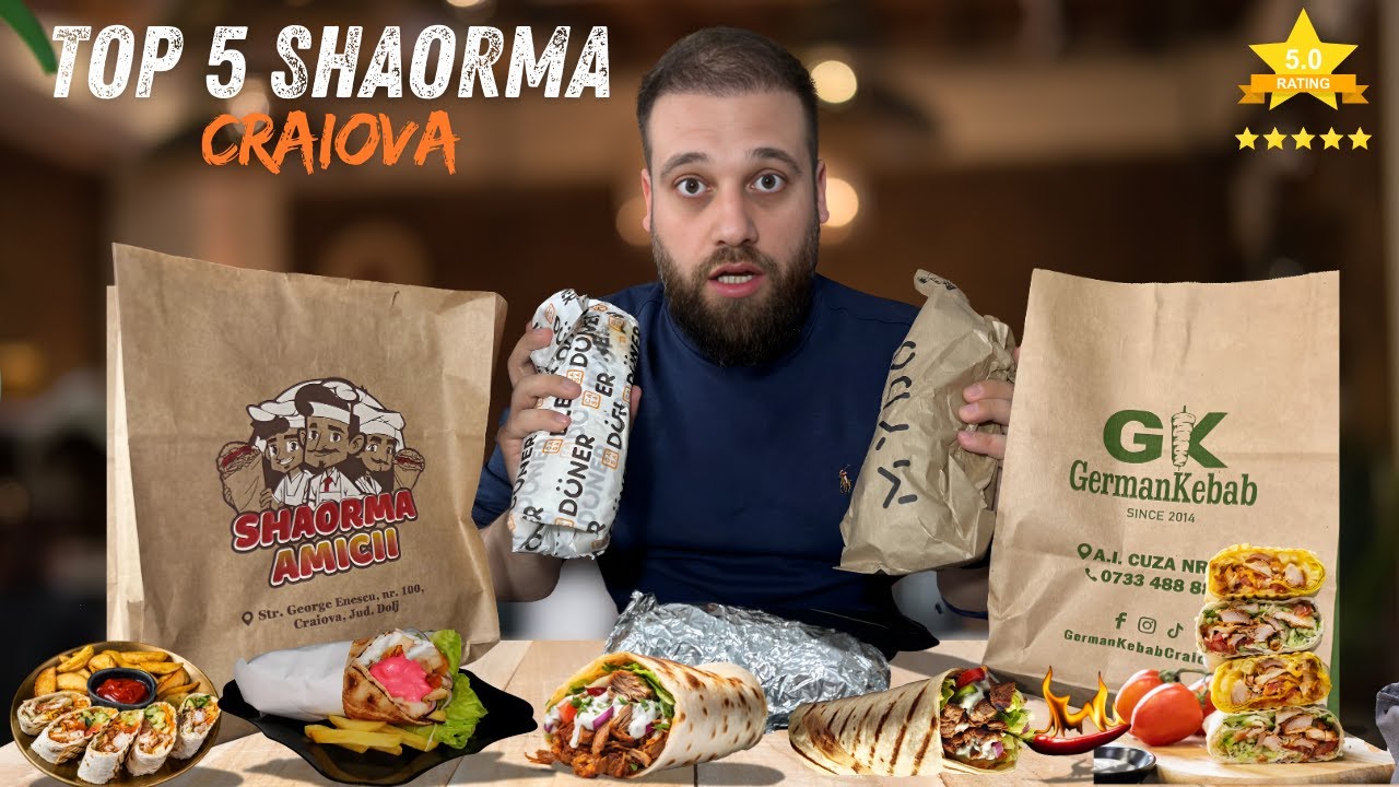 Top 5 Cele Mai Bune Shaorme din Craiova – Care e Nr. 1?