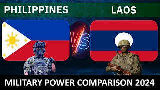 Philippines vs Laos Military Power Comparison 2024 | Laos vs Philippines Military Power 2024