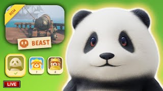 🔴 I UNLOCKED THE PANDA! | MASTERPASS CHALLENGES then BLACKSAILS (BEAST MODE) | Party Animals