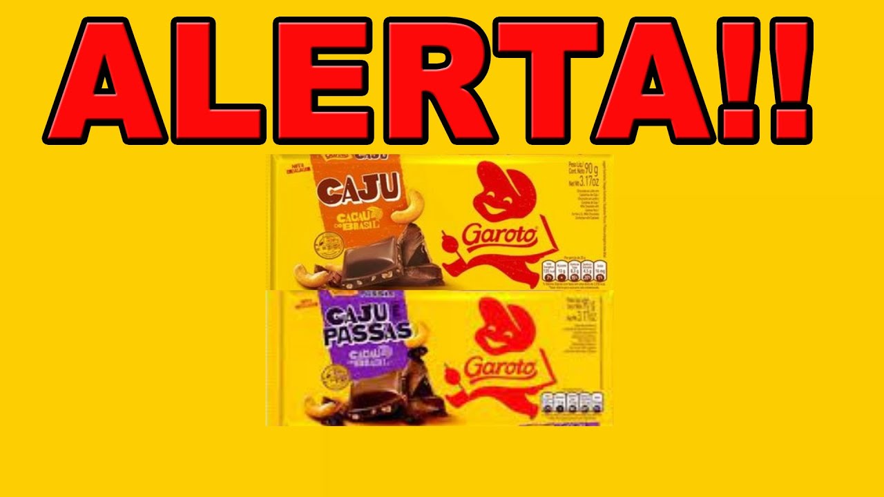 ALERTA! Anvisa solicita recolhimento de lotes de chocolates da Garoto