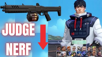 VALORANT JUDGE NERF - ISO SELECT SCREEN - RAZE NERF & MORE