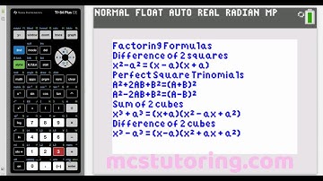 Your All Algebra Formula TI84 Calculator Program ALGXEQ1
