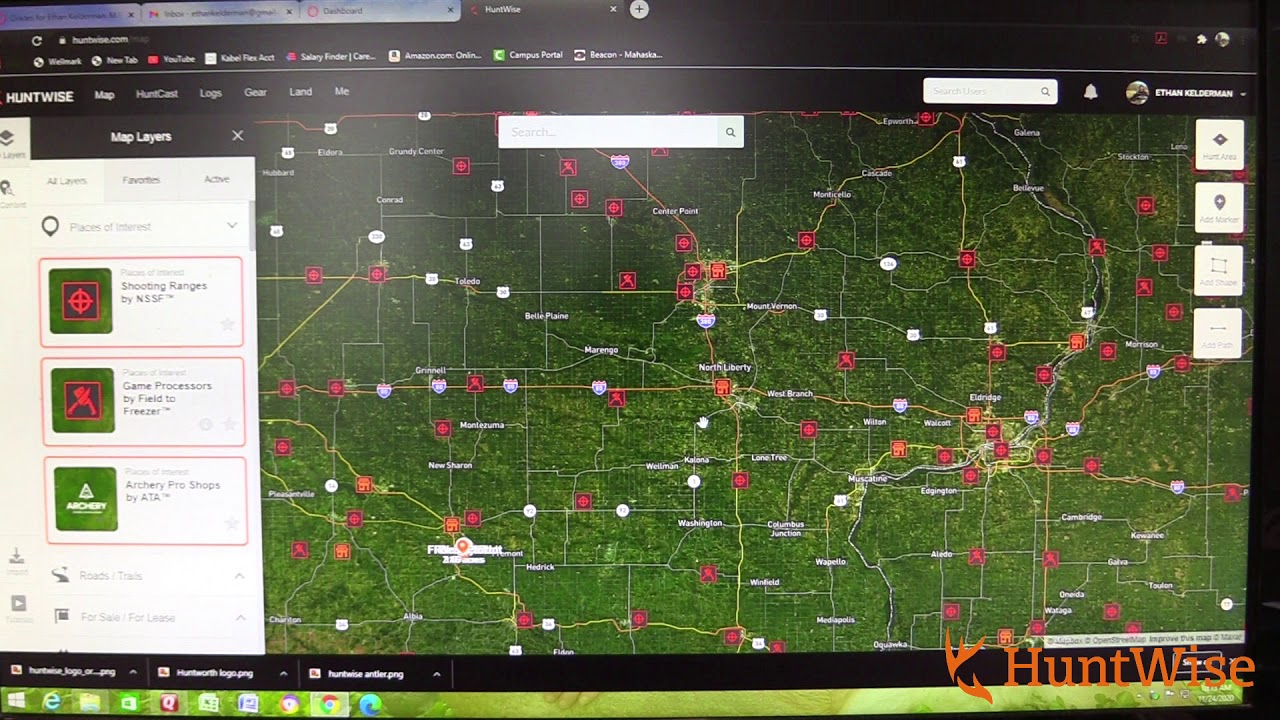 HuntWise - Map Layers - YouTube