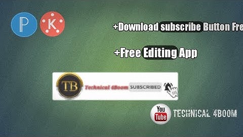 How To Make Subscribe Bell Intro Animation In Android | Technical 4Boom
