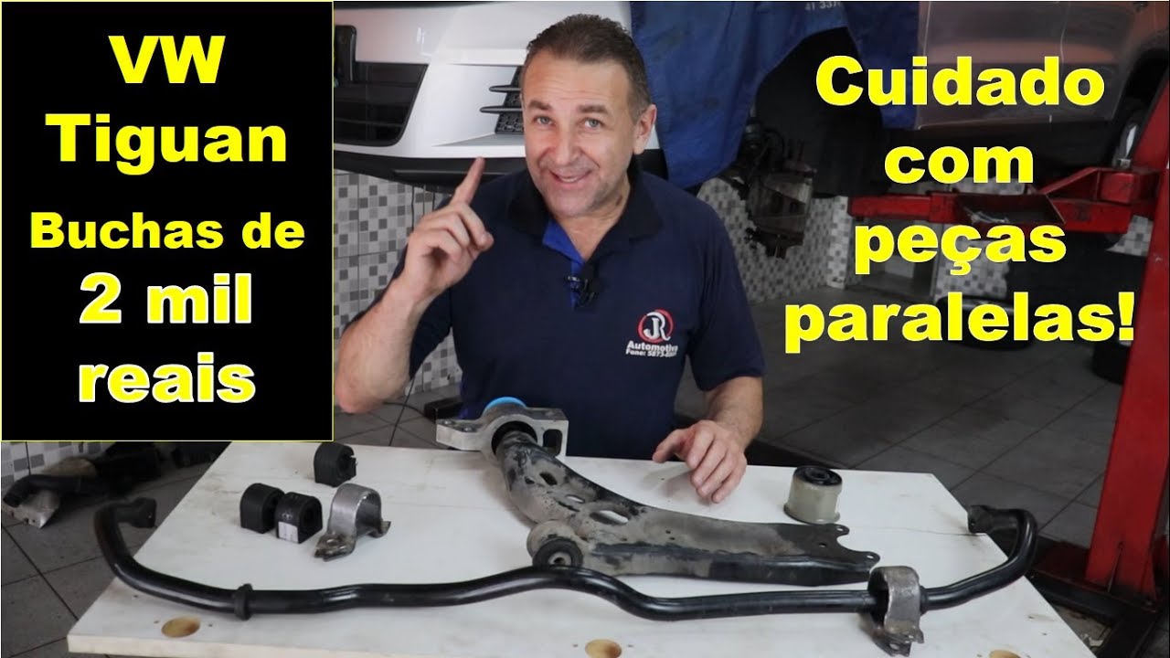 TIGUAN Troca da bucha da barra estabilizadora e bucha da bandeja