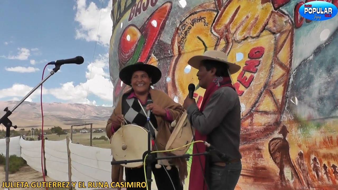 JULIETA GUTIERREZ Y  FLORENCIO CASIMIRO CONTRAPUNTO BAJO EL NEVADO DEL CHAÑI 3 DE FEBRERO 2024