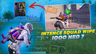 INTENCE SQUAD WIPED IN 3.1 UPDATE 💥 IQOO NEO 7 SMOOTH + 90FPS PUBG / BGMI TEST