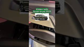 Skoda Enyaq 2025 Door cart hidden bolt revealed.  How remove/takeout door cart of skoda enyaq 2025?
