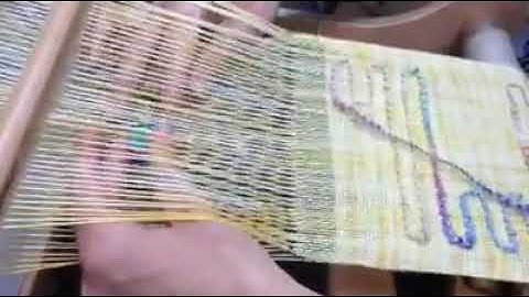 How to use Kreinik Braid in weaving on a small Ashford Loom