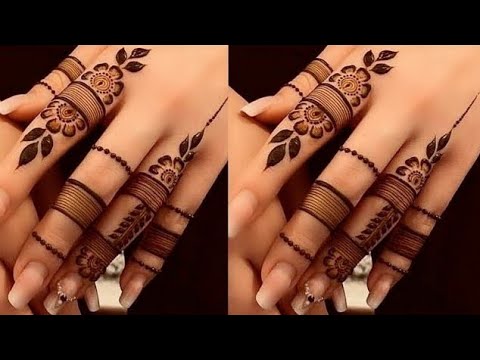 Beautiful Square patch mehndi design || Mehndi design elegant patch henna  design - YouTube