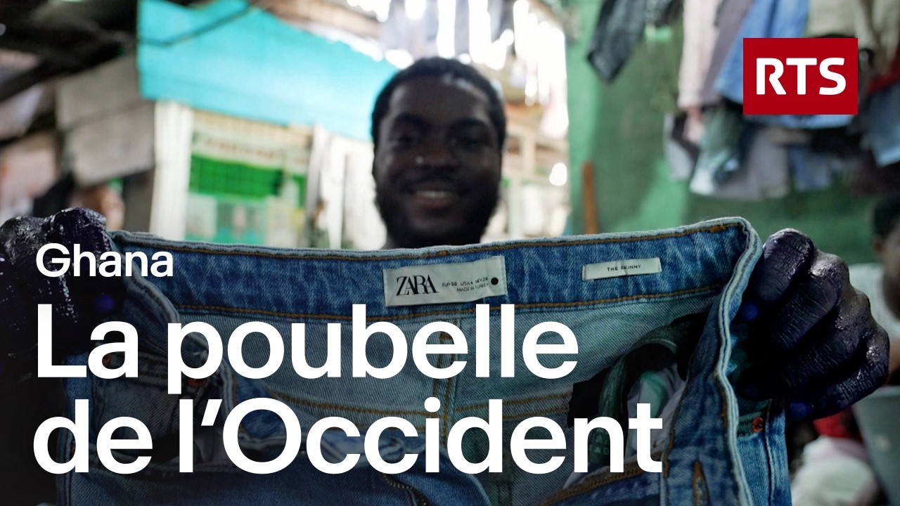 Fast fashion : comment nos vieux habits polluent les plages du Ghana | RTS