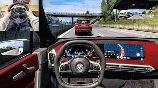 2023 BMW IX M60 - Euro Truck Simulator 2 [Steering Wheel Gameplay] by CARens 14,262 views 1 month ago 12 minutes, 45 seconds