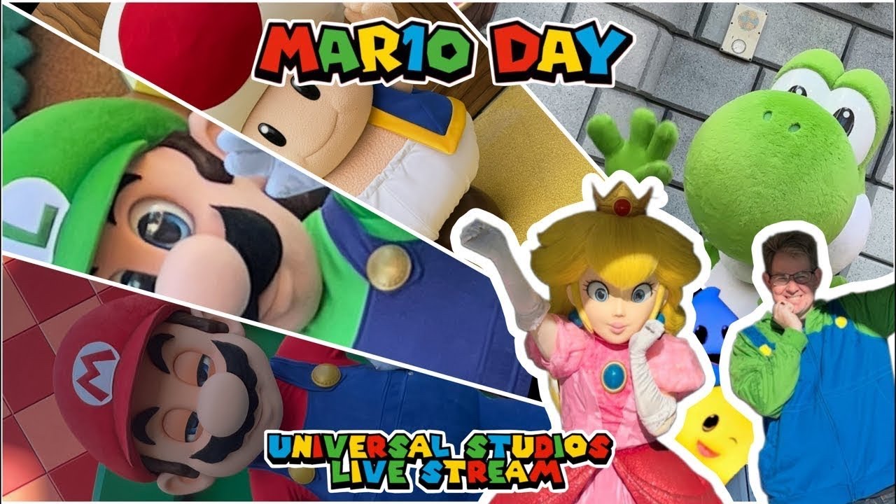 Mario Day Live Stream at Universal Studios Hollywood Featuring Yoshi and More