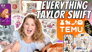 Massive Taylor Swift Temu Haul | Everything Taylor Swift Inspired that I could find on Temu