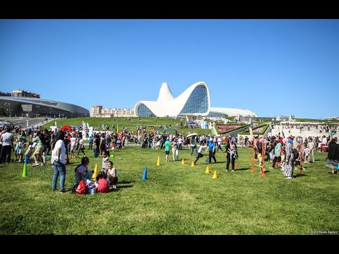 Heydər Əliyev Mərkəzinin parkında “Uşaq festivalı” keçirilib